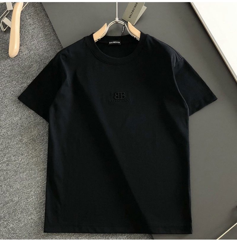 BALENCIAGA-04075 발렌시아가 2026년 NEW 남년공용 크루넥 티셔츠