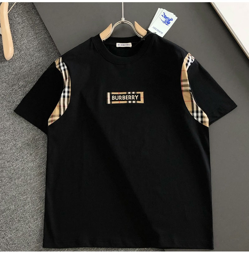 BURBERRY-05203 버버리 2026년 뉴 자수 크루넥 티셔츠