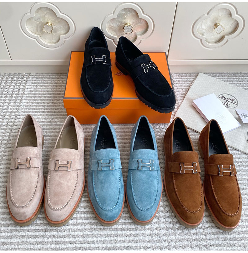 HERMES-07042 에르메스 2026SS 버클 태슬 로퍼