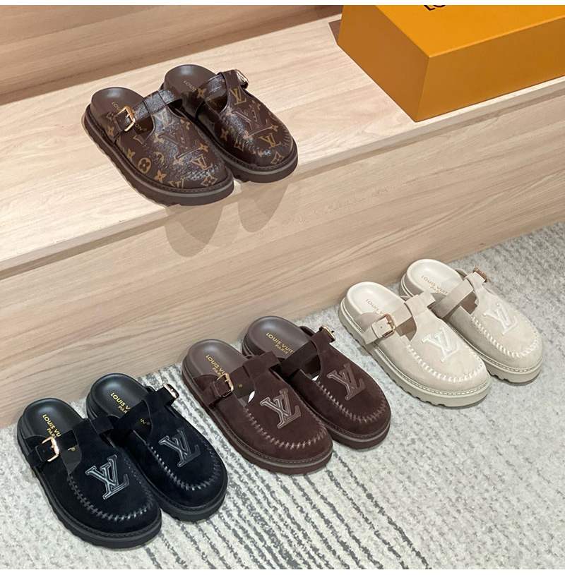 LOUIS VUITTON-08218 루이비통 2026SS 버켄스탁 클로즈드 토 슬리퍼