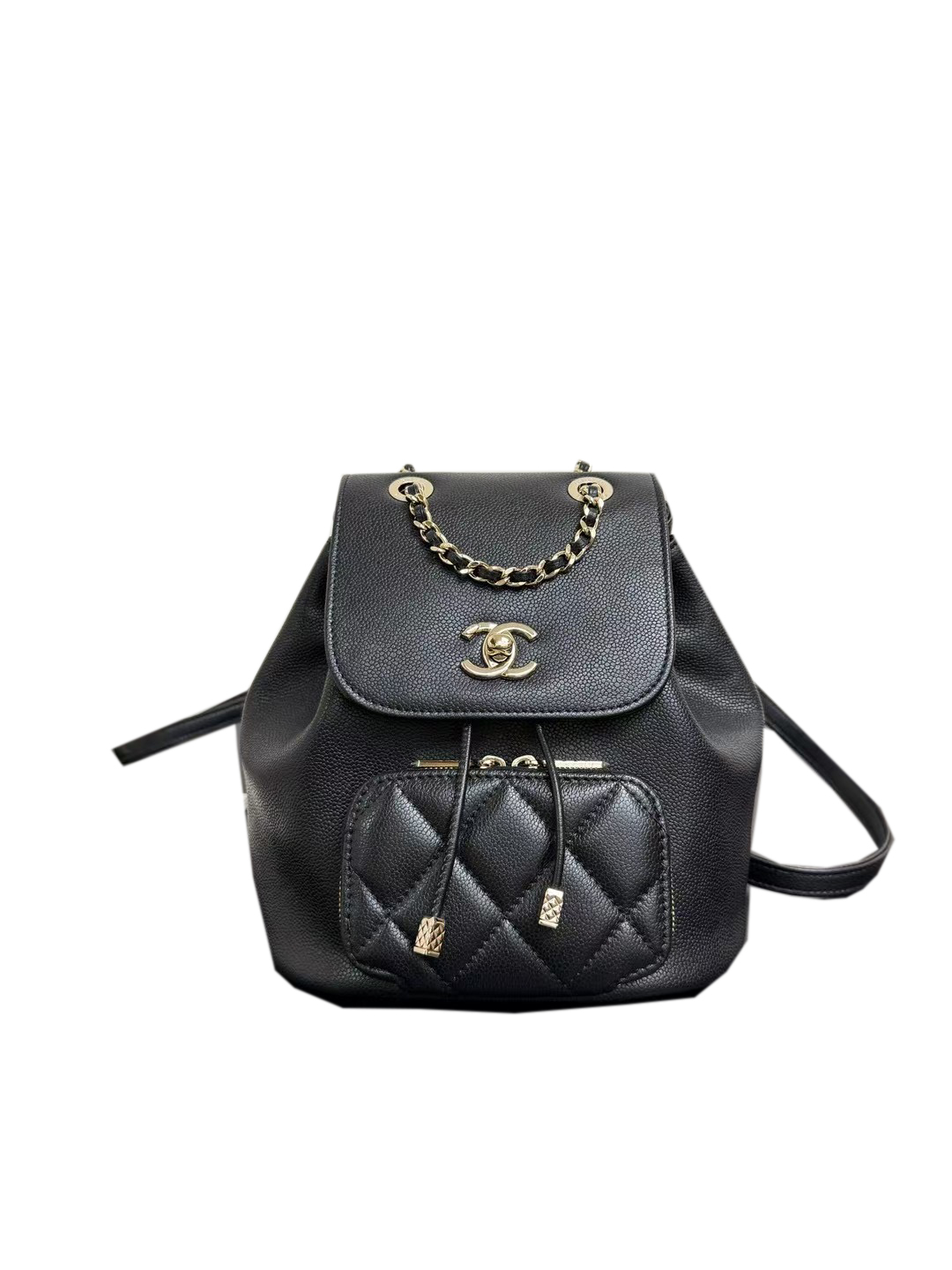 [스페셜오더]CHANEL-09131 샤넬 25B 블랙 캐비어 라지/스몰 백팩 