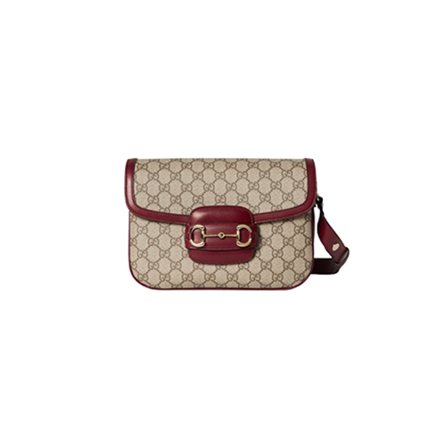 [스페셜오더]GUCCI-815178 8759 구찌 베이지/레드 구찌 홀스빗 1955 스몰 숄더백