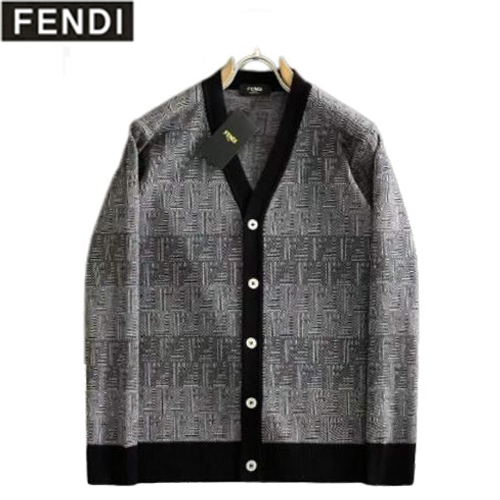 FENDI-09217 펜디 그레이 FF 가디건 남성용