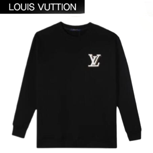 LOUIS VUITTON-072910 루이비통 블랙 아플리케 장식 스웨트셔츠 남여공용