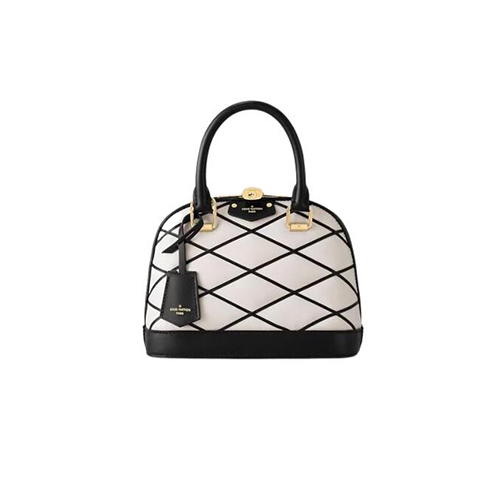 [스페셜오더]LOUIS VUITTON-M23761 루이비통 화이트/블랙 퀄팅 램스킨 알마 BB