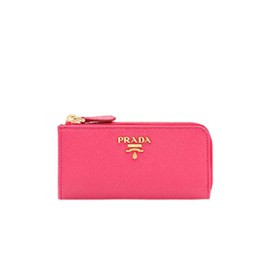 [스페셜오더]PRADA-1PP026 프라다 피오니 핑크 사프아노 가죽 키체인