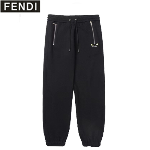 FENDI-080311 펜디 블랙 백 버그 아이 디테일 스웨트팬츠 남여공용