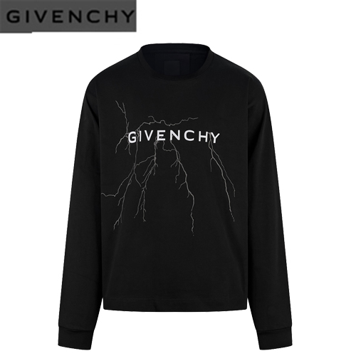 GIVENCHY-011011 지방시 블랙 프린트 장식 스웨트셔츠 남여공용