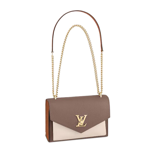 [스페셜오더]LOUIS VUITTON-M58949 루이비통 브라운/크렘 송아지 가죽 마이락미 체인 백