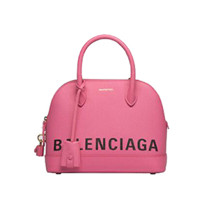 [스페셜오더]BALENCIAGA-518873 발렌시아가 핫핑크 그레인드 송아지 가죽 빌 탑 핸들백 S