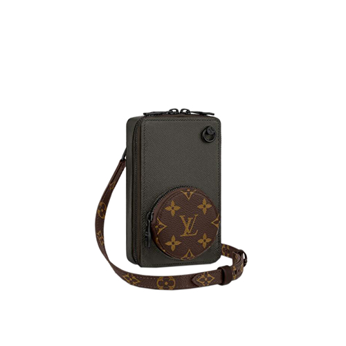 [스페셜오더]LOUIS VUITTON-M30581 루이비통 카키 타이가 레더 폰 박스