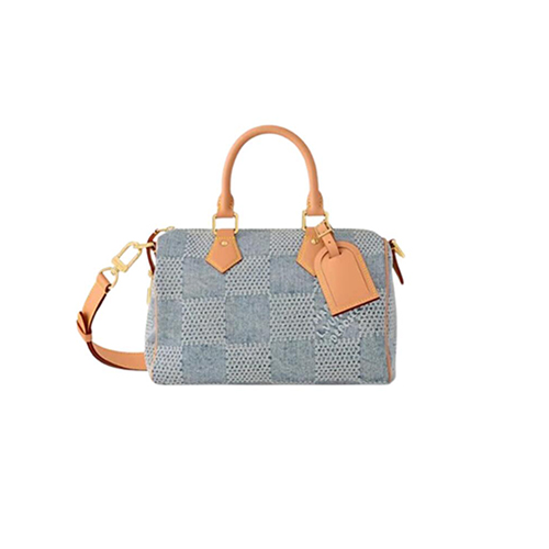 [스페셜오더]LOUIS VUITTON-N40700 루이비통 다미에 데님 스피디 반둘리에 25