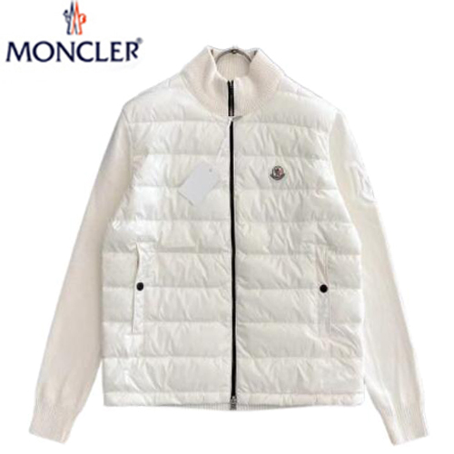 MONCLER-10259 몽클레어 화이트 퀄팅 다운 가디건 남여공용