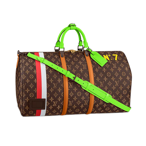 [스페셜오더]LOUIS VUITTON-M59661 루이비통 모노그램 스트라이프 장식 키폴 반둘리에 55