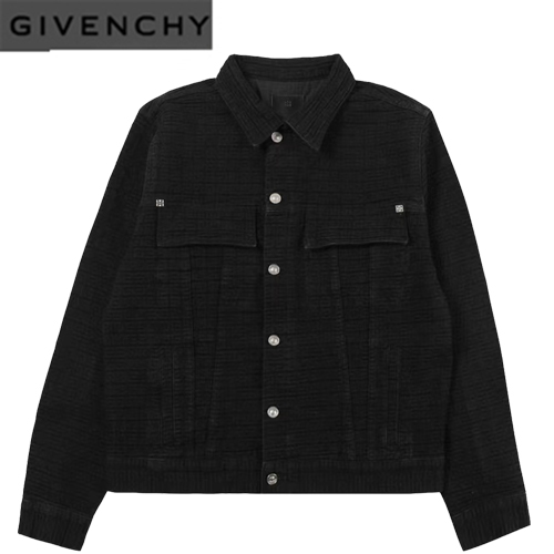 GIVENCHY-12093 지방시 블랙 4G 데님 셔츠 남여공용