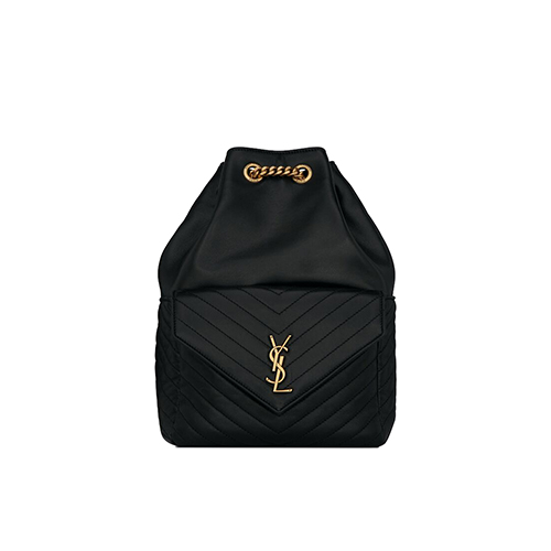 [스페셜오더]SAINT LAURENT-672609 생 로랑 블랙 Y 퀼트 램스킨 백팩