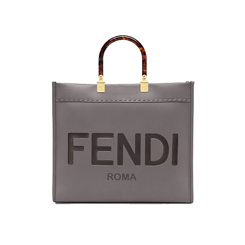 [스페셜오더]FENDI-8BH386 펜디 그레이 송아지 가죽 선샤인 미디엄 쇼퍼 백