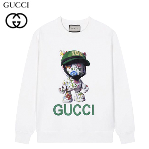 GUCCI-091613 구찌 화이트 프린트 장식 스웨트셔츠 남여공용