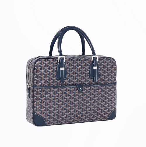 [스페셜오더]GOYARD-고야드 네이비 암바사드 MM 서류 가방 42cm