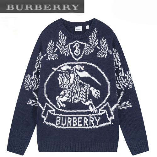 BURBERRY-010613 버버리 네이비 아카이브 로고 스웨터 남여공용