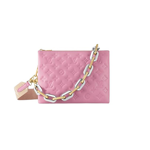 [스페셜오더]LOUIS VUITTON-M22395 루이비통 핑크 모노그램 램스킨 쿠상 PM