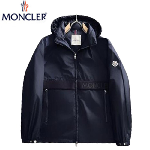 MONCLER-040313 몽클레어 네이비 나일론 바람막이 후드 재킷 남성용