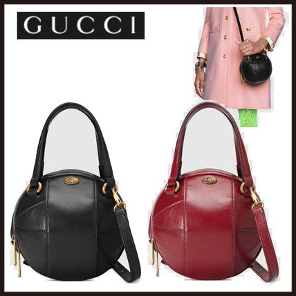 [스페셜오더]GUCCI-547855 6438 구찌 레드 가죽 농구공 쉐입 미니 숄더백