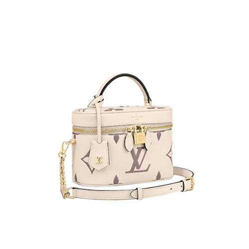 [스페셜오더]LOUIS VUITTON-M45599 루이비통 크렘 모노그램 카우하이드 가죽 베니티 PM