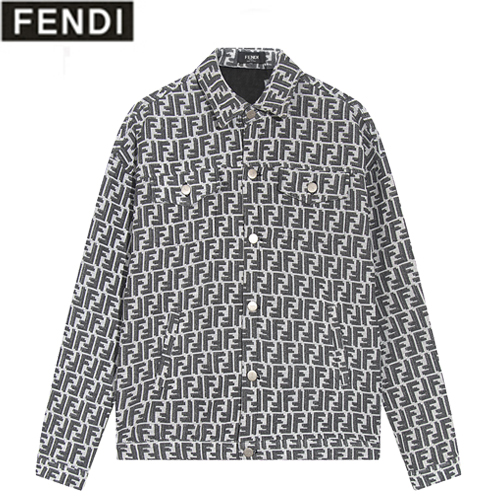 FENDI-03049 펜디 그레이 FF 셔츠 남여공용