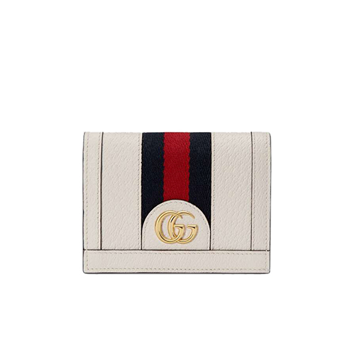 [스페셜오더]GUCCI-523155 8454 구찌 오피디아 화이트 가죽 카드 케이스