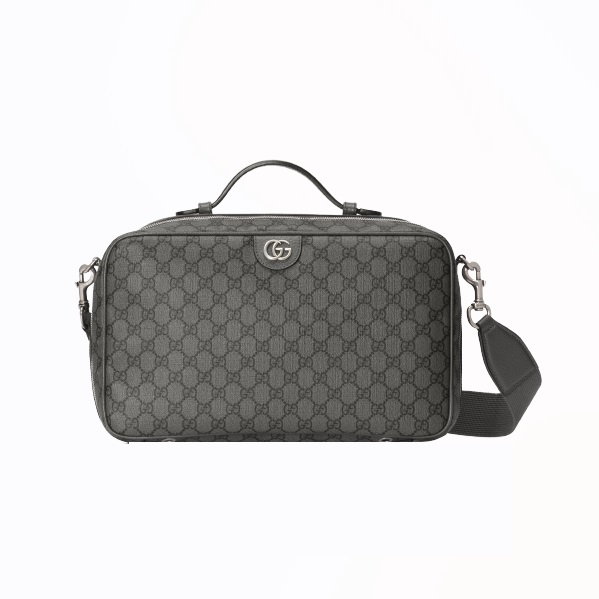 [스페셜오더]GUCCI-752587 8576 구찌 그레이/블랙 GG 사보이 슈즈 케이스 36cm