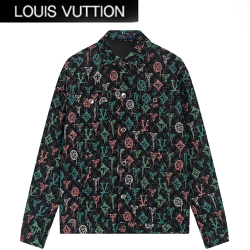 LOUIS VUITTON-030415 루이비통 블랙 모노그램 셔츠 남여공용