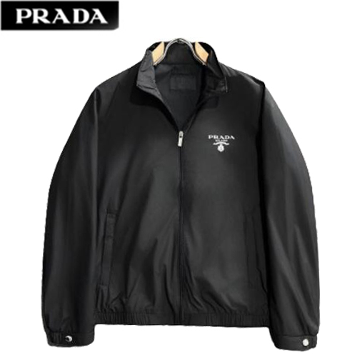 PRADA-040215 프라다 블랙 나일론 바람막이 재킷 남성용