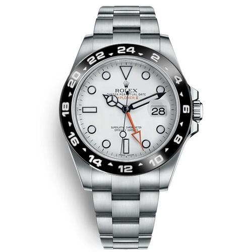 [스페셜오더]ROLEX-롤렉스 EXPLORER Ⅱ 화이트 다이얼 블랙 세라믹 베젤 904L LIMITED EDITION