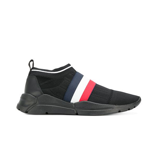 MONCLER-10286 몽클레어 블랙 니트 페브릭 Adon Scarpa 스니커즈