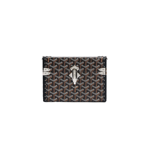 [스페셜오더]GOYARD-고야드 블랙 Cassette Trunk 카세트 트렁크 숄더백 21CM