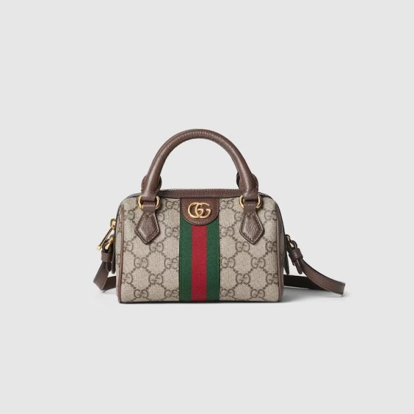 [스페셜오더]GUCCI-781490 구찌 베이지/에보니 오피디아 수퍼 미니 보스톤백 16.5cm