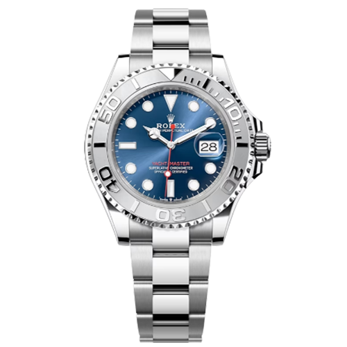 [스페셜오더][KF Factory]ROLEX-롤렉스 요트-마스터 스틸 브라이트 블루 다이얼 타임피스 40mm *1대1 업그레이드 버전