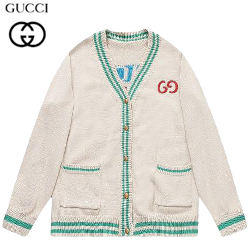 GUCCI-012416 구찌 아이보리 아플리케 장식 가디건 남여공용