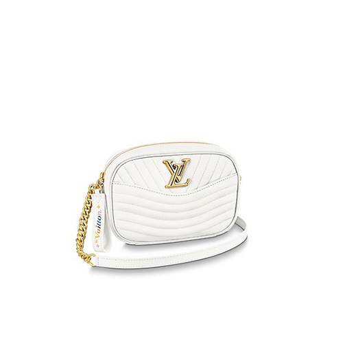 [스페셜오더]LOUIS VUITTON-M53863 루이비통 화이트 송아지 가죽 뉴 웨이브 카메라백