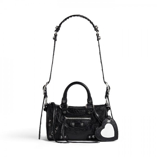 [스페셜오더]BALENCIAGA-743356 발렌시아가 블랙 Le Cagole 미니 더플 백 20CM