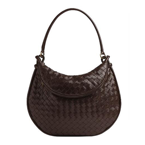 [스페셜오더]BOTTEGA VENETA-764053 보테가 베네타 브라운 인트레치아토 라지 제멜리