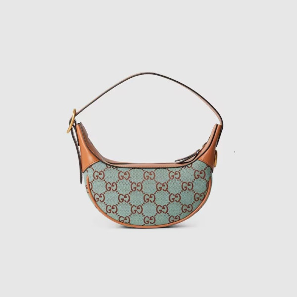 [스페셜오더]GUCCI-783124 구찌 페일 블루/브라운 GG 오피디아 수퍼 미니 숄더백 20cm