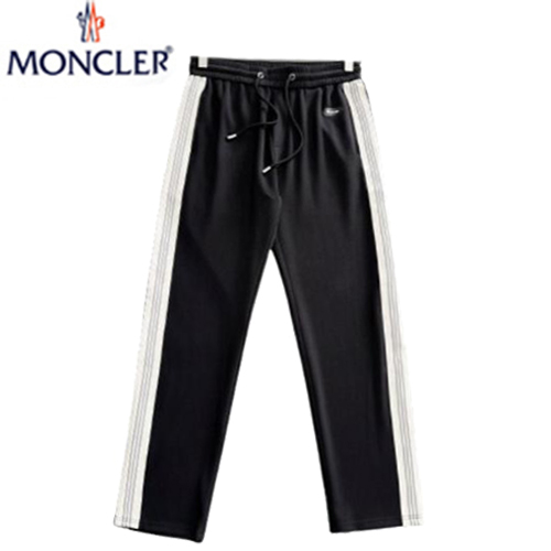 MONCLER-040219 몽클레어 블랙 스트라이프 장식 트레이닝 팬츠 남성용