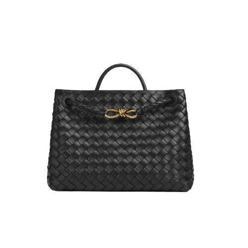 [보테가전문 TOP팩토리][스페셜오더]BOTTEGA VENETA-743572 보테가 베네타 블랙 안디아모 미디엄 탑 핸들 백 32CM