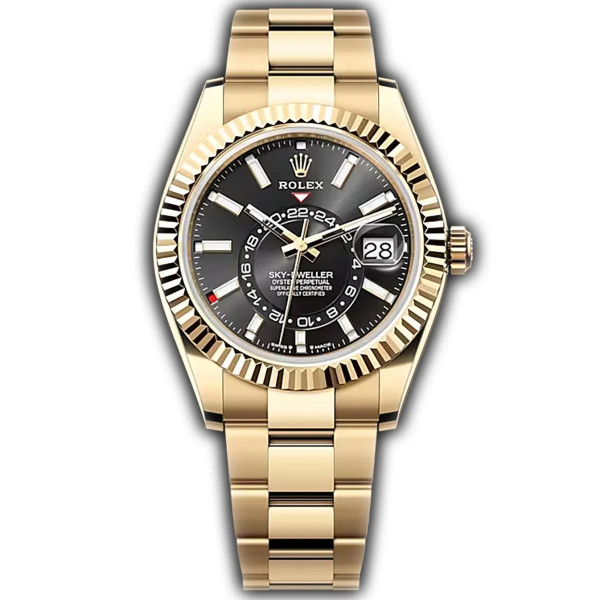 [스페셜오더][NOOB]ROLEX-롤렉스 스카이-드웰러 옐로우 골드 904L RG 1:1 Best Edition 42mm