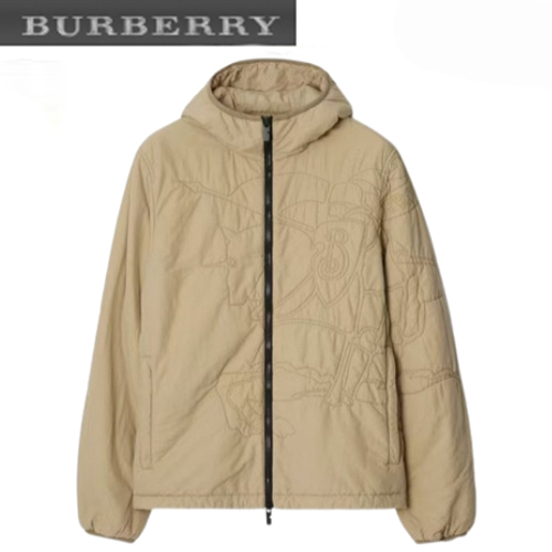 BURBERRY-02171 버버리 베이지 나일론 퀄팅 재킷 남여공용