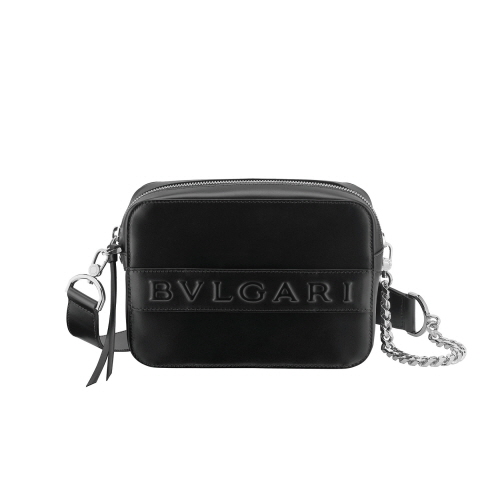 [스페셜오더]BVLGARI-290336 불가리 블랙 로고 카메라 스몰 숄더백