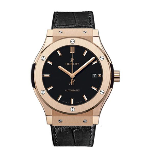 [스페셜오더][JJF]Hublot-클래식 퓨전 킹 골드 블랙 프리미엄 복제 시계 42mm 1:1 Best Edition - 542.OX.1181.LR