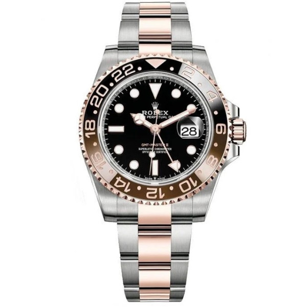 [스페셜오더][CLEAN]ROLEX-롤렉스 GMT-Master II 에버로즈 골드 루트비어 904L 1:1 Best Edition 40mm